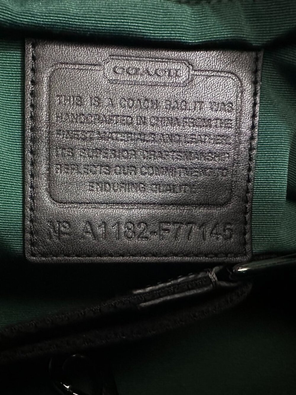 Coach Train Case - Picture 3 of 5